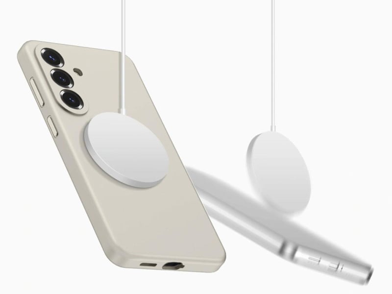 Tech-Protect Silicone Magsafe Galaxy S26 Cosmic Latte