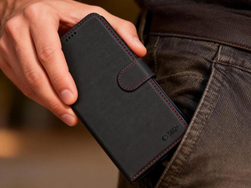Tech-Protect Wallet Galaxy S26 Ultra Black/Red