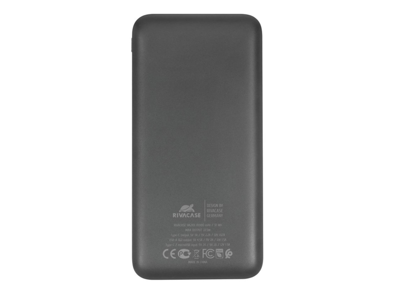 RIVACASE Powerbank VA2101 10000 mAh 22,5W czarny