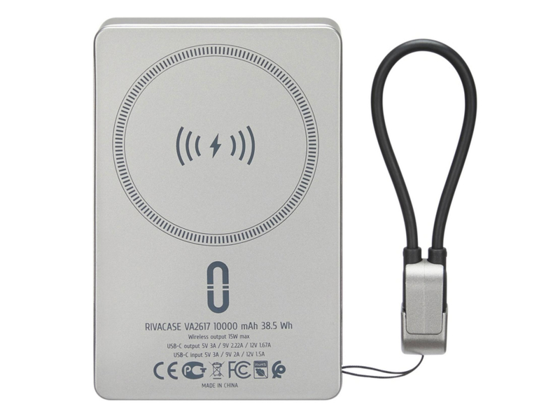 RIVACASE Powerbank VA2617 10000 mAh 20W szary