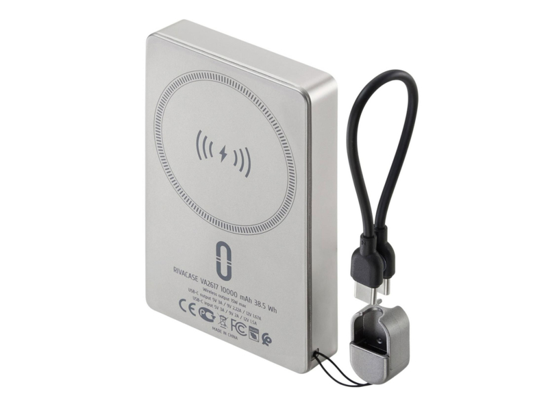 RIVACASE Powerbank VA2617 10000 mAh 20W szary