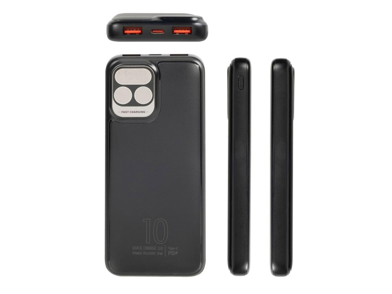 RIVACASE Powerbank VA2511 10000 mAh 20W czarny