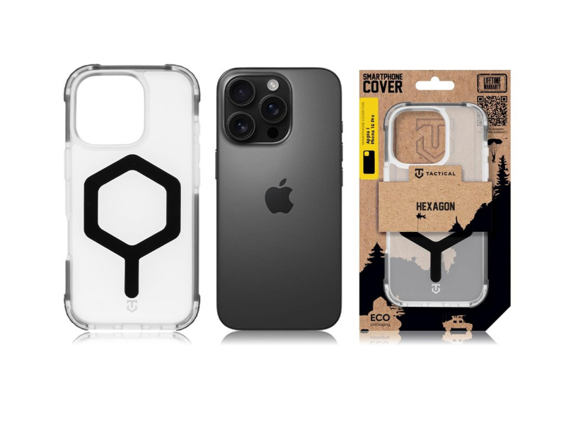 Tactical MagForce Hexagon Kryt pro Apple iPhone 16 Pro T-Black
