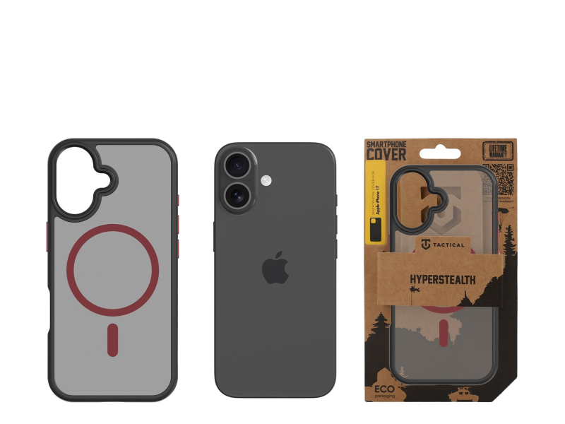 Tactical MagForce Hyperstealth 2.0 Kryt pro Apple iPhone 17 Black/Red