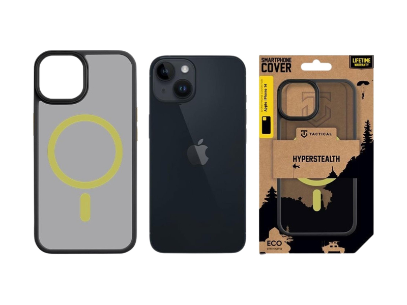 Tactical MagForce Hyperstealth 2.0 Kryt pro Apple iPhone 14 Black/Yel