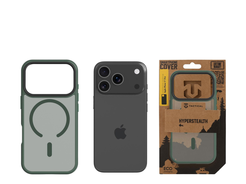 Tactical MagForce Hyperstealth Kryt pro Apple iPhone 17 Pro Forest Gr