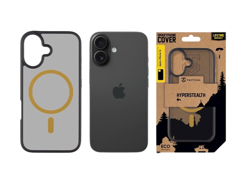 Tactical MagForce Hyperstealth 2.0 Kryt pro Apple iPhone 16 Black/Yel