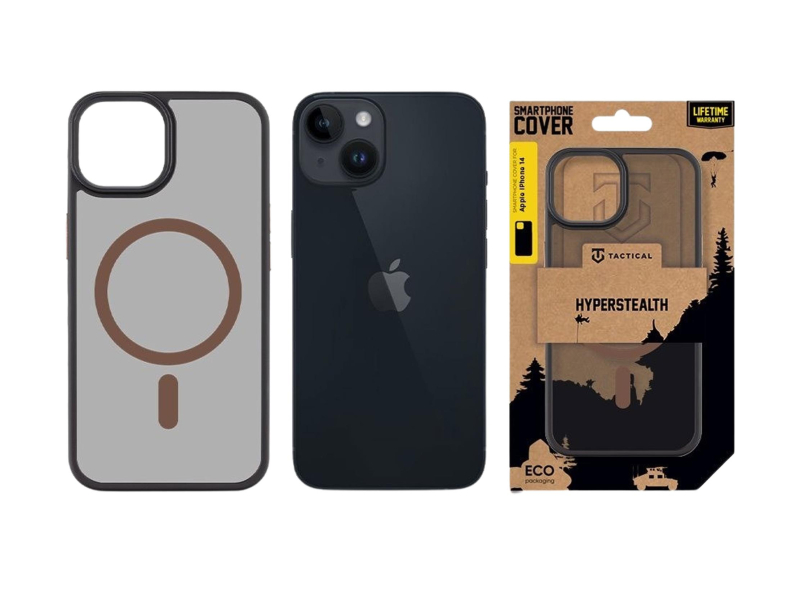 Tactical MagForce Hyperstealth 2.0 Kryt pro Apple iPhone 14 Black/Mou