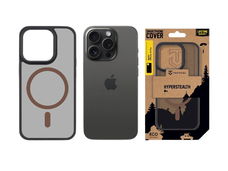 Tactical MagForce Hyperstealth 2.0 Kryt pro Apple iPhone 15 Pro Black