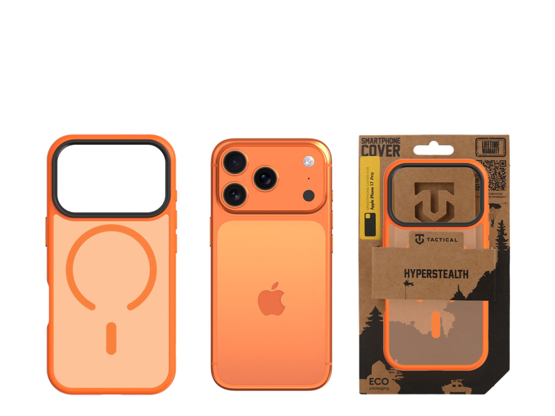 Tactical MagForce Hyperstealth Kryt pro Apple iPhone 17 Pro Agent Ora