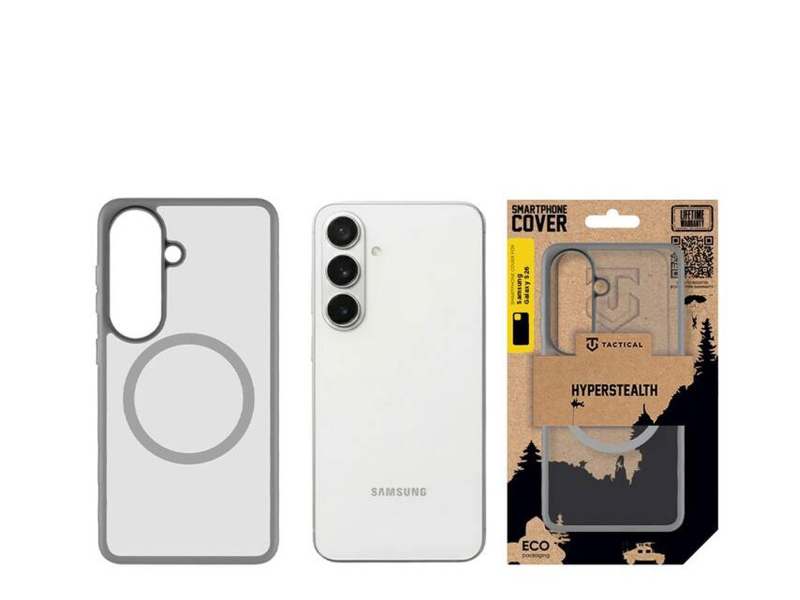 Tactical MagForce Hyperstealth Kryt pro Samsung Galaxy S26 Light Grey