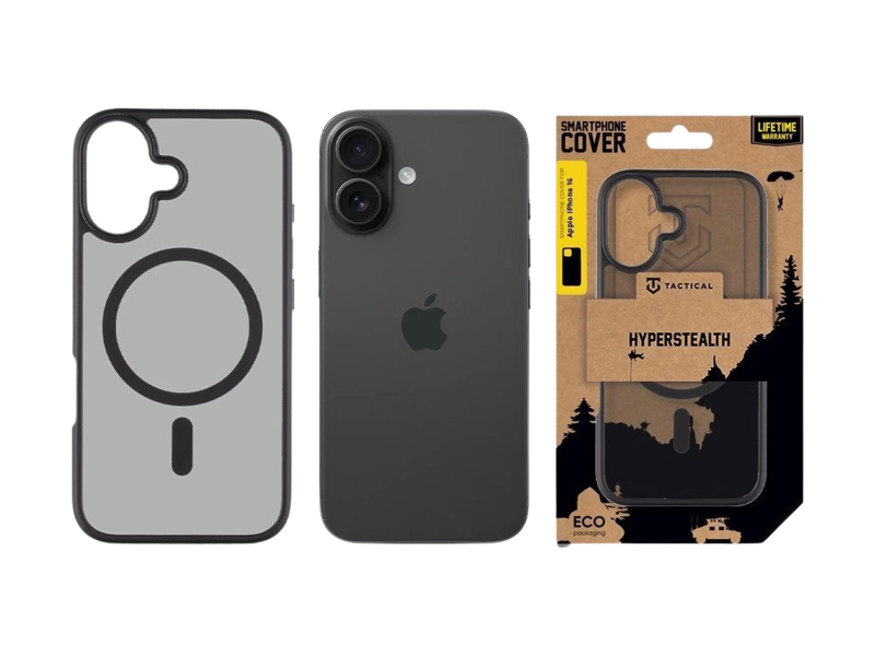 Tactical MagForce Hyperstealth Kryt pro Apple iPhone 16 Asphalt