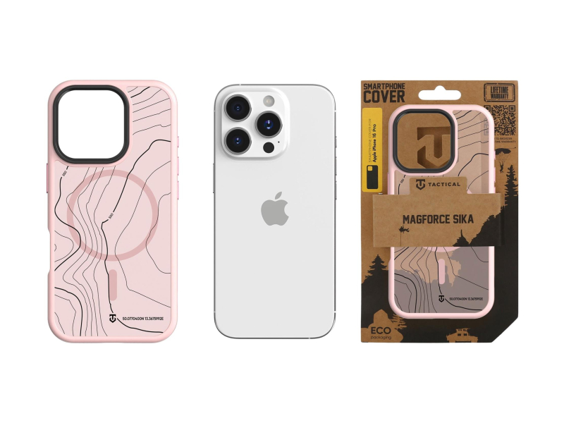 Tactical MagForce Hyperstealth Sika Kryt pro Apple iPhone 16 Pro Pink