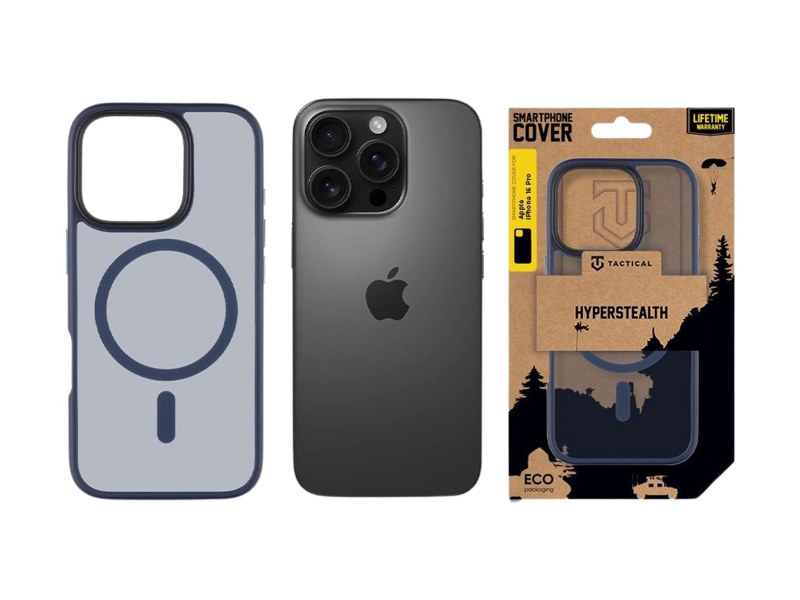 Tactical MagForce Hyperstealth Kryt pro Apple iPhone 16 Pro Deep Blue