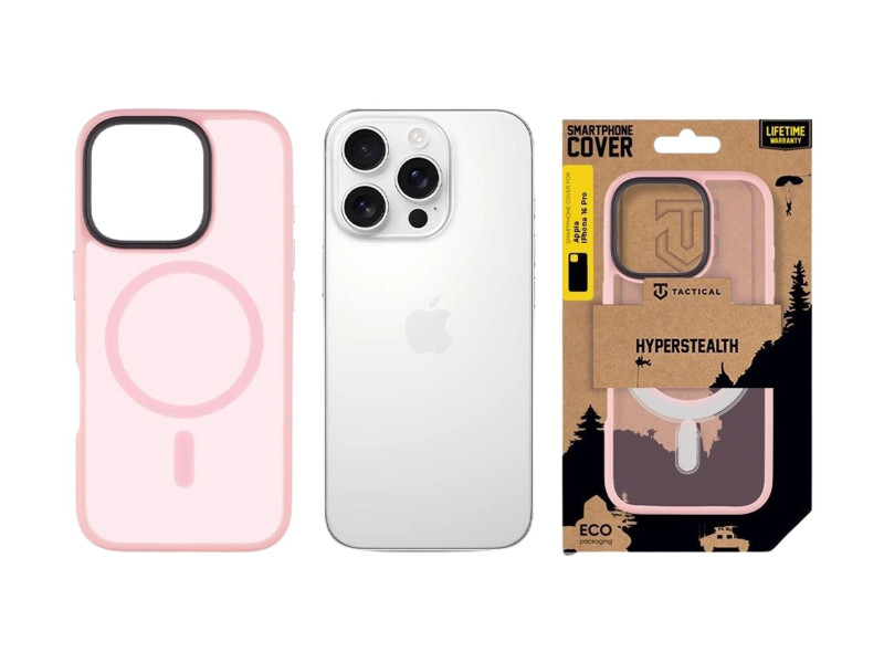 Tactical MagForce Hyperstealth Kryt pro Apple iPhone 16 Pro Pink Pant
