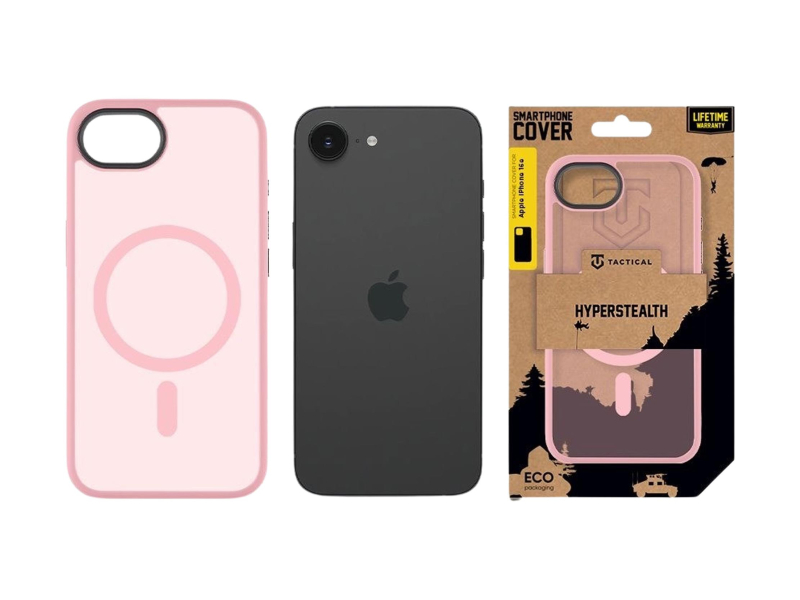 Tactical MagForce Hyperstealth Kryt pro Apple iPhone 16e/17e Pink Pan