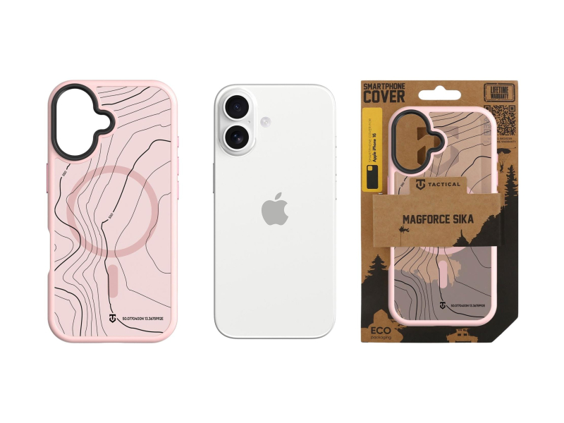 Tactical MagForce Hyperstealth Sika Kryt pro Apple iPhone 16 Pink Pan