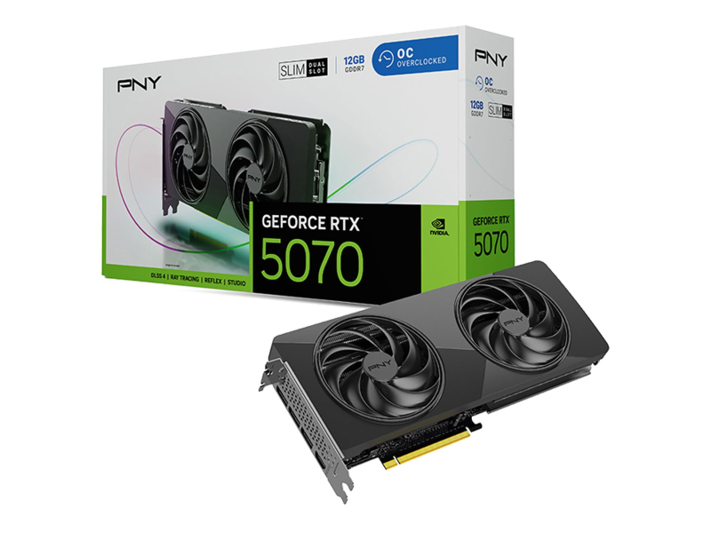PNY GeForce RTX 5070 Slim OC 12GB GDDR7 DLSS4