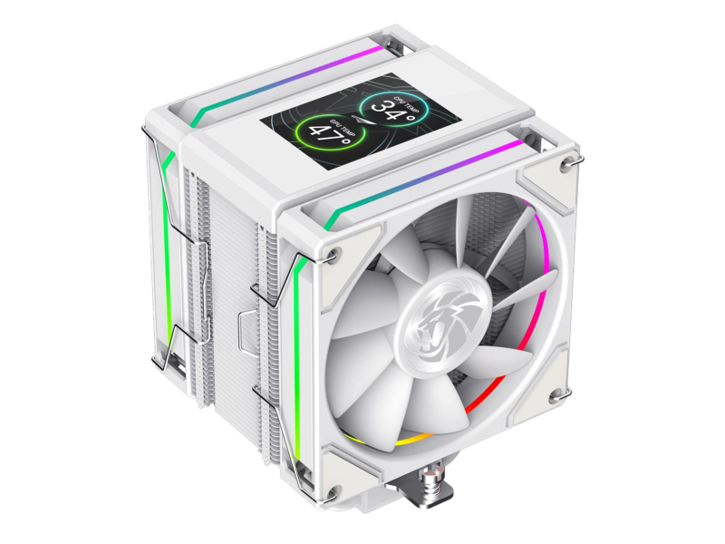 GAMEMAX SIGMA 620 LCD WH White 120x120mm