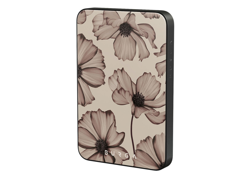 Burga Barely Yours Gunmetal Magnetic Power Bank 5000