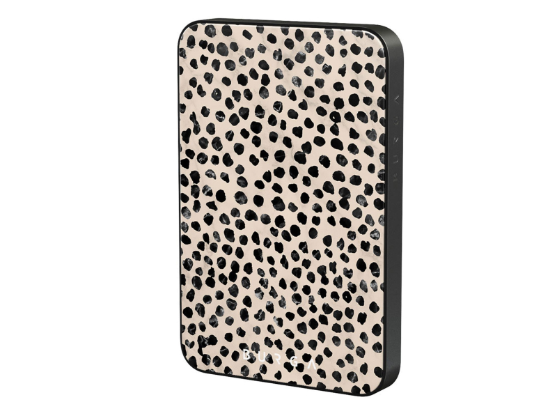 Burga Almond Latte Gunmetal Magnetic Power Bank 5000