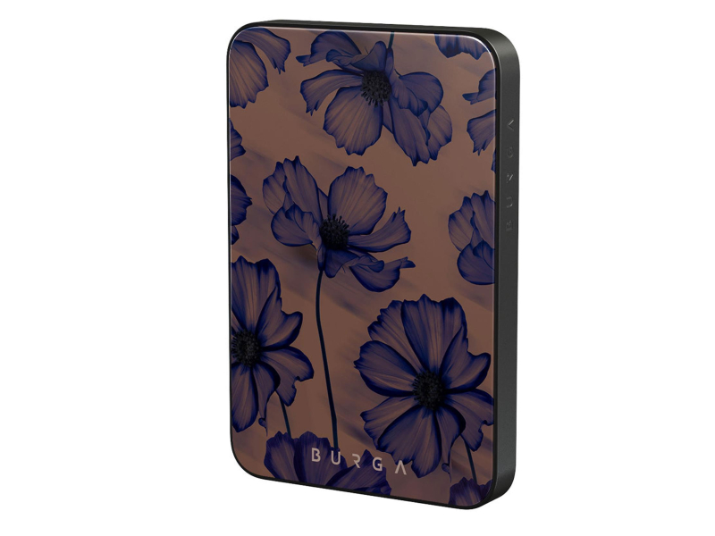 Burga Velvet Night Gunmetal Magnetic Power Bank 5000