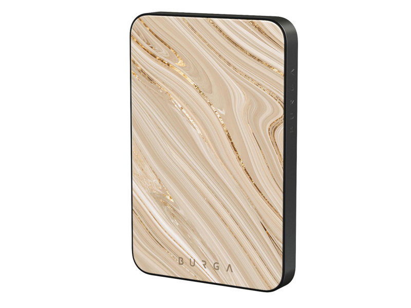 Burga Full Glam Gunmetal Magnetic Power Bank 5000