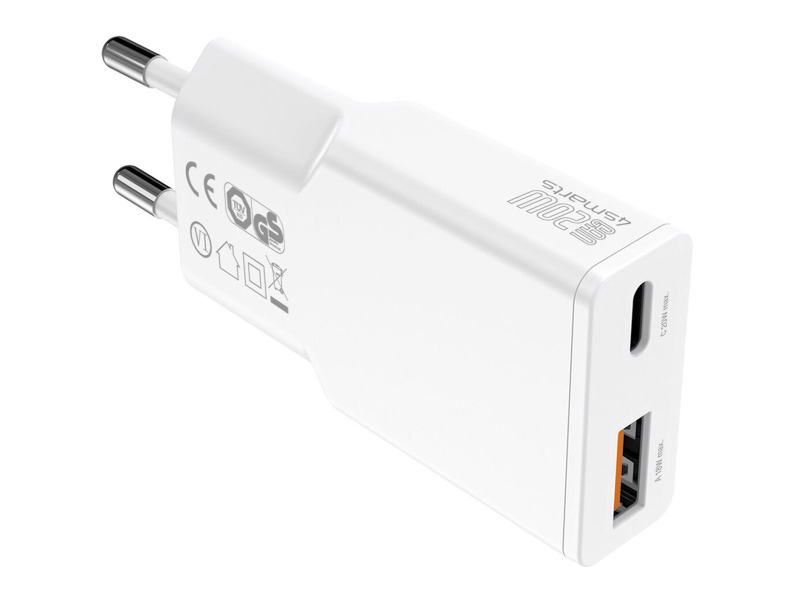 4smarts PDPlug Slim Duos 20W GaN USB-C+USB-A + kabel USB-C 1.5m
