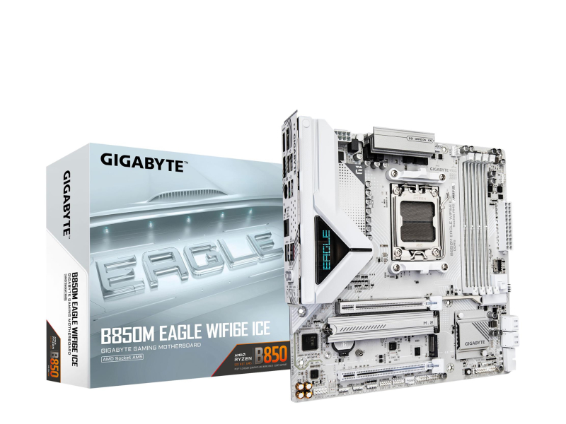 Gigabyte B850M EAGLE WF6E ICE