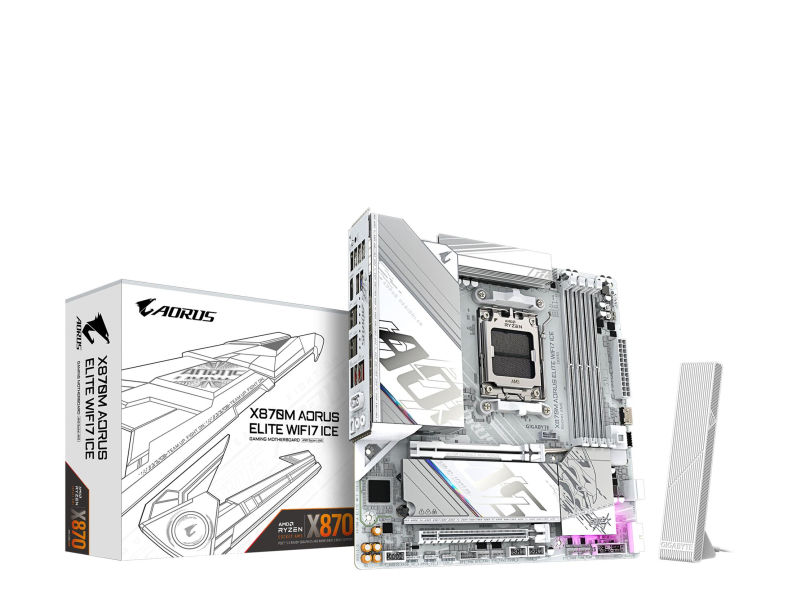Gigabyte X870M A ELITE WF7 ICE