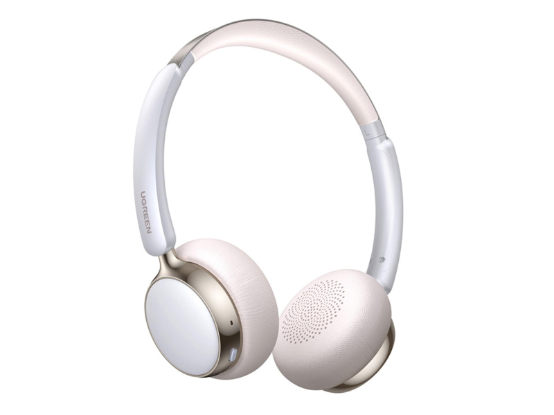 UGREEN Słuchawki nauszne Studio Plus HP207 Bluetooth srebrno-białe