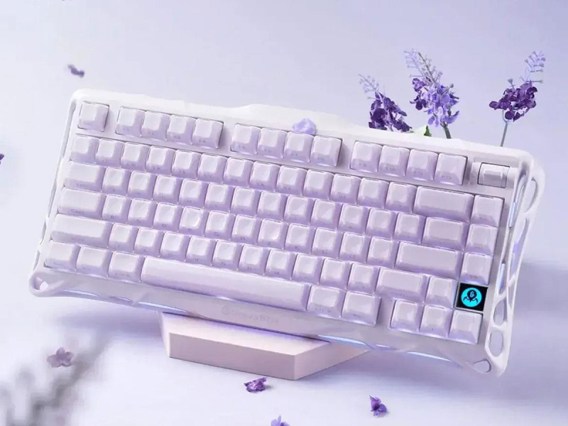 Gravastar K1 Lavender Purple Klawiatura Bezprzewodowa Najlepsze 