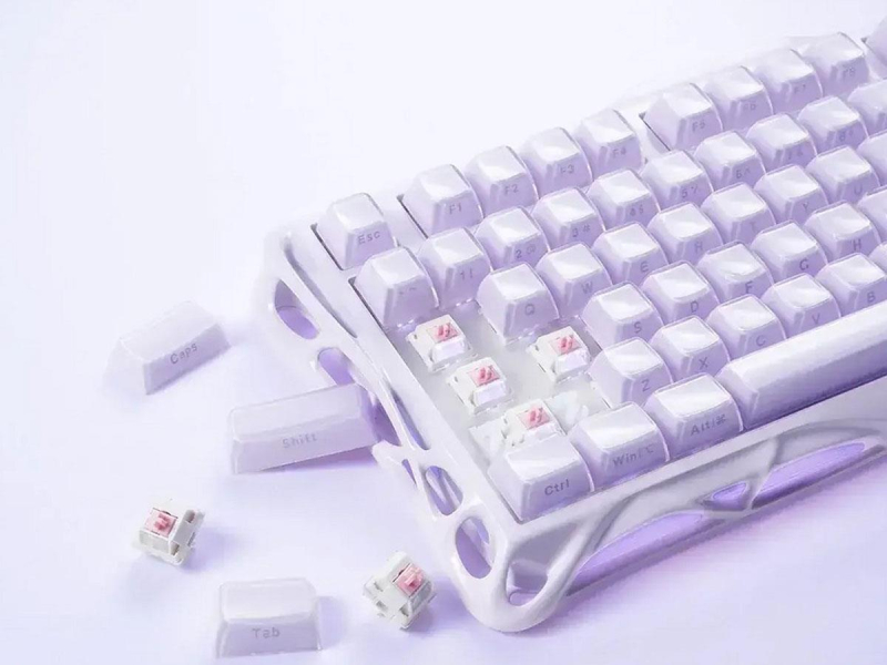 Gravastar K1 Lavender Purple Klawiatura Bezprzewodowa Najlepsze 