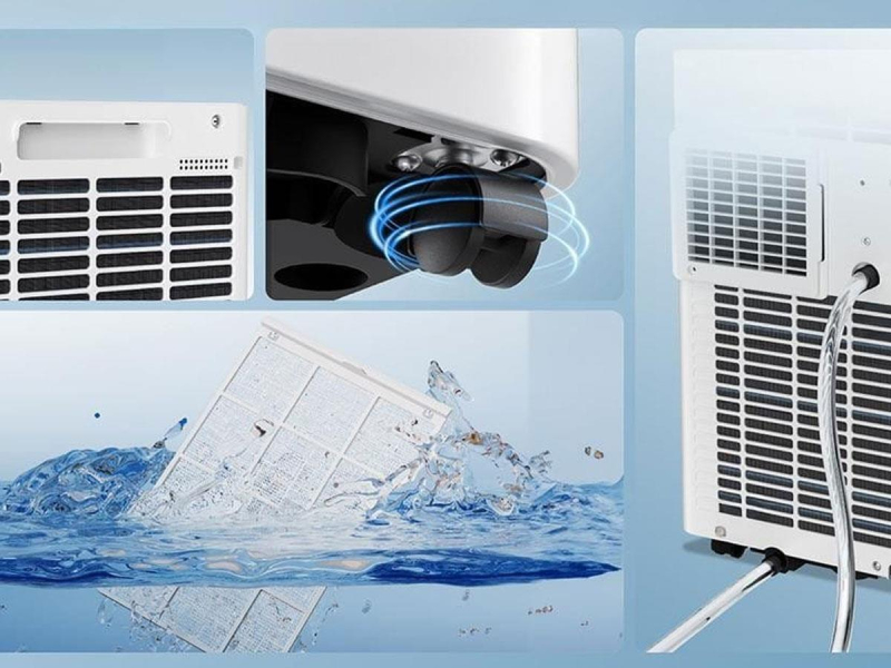 Euhomy Klimatyzator przenośny EUHOMY PAC003 9000 BTU 3w1