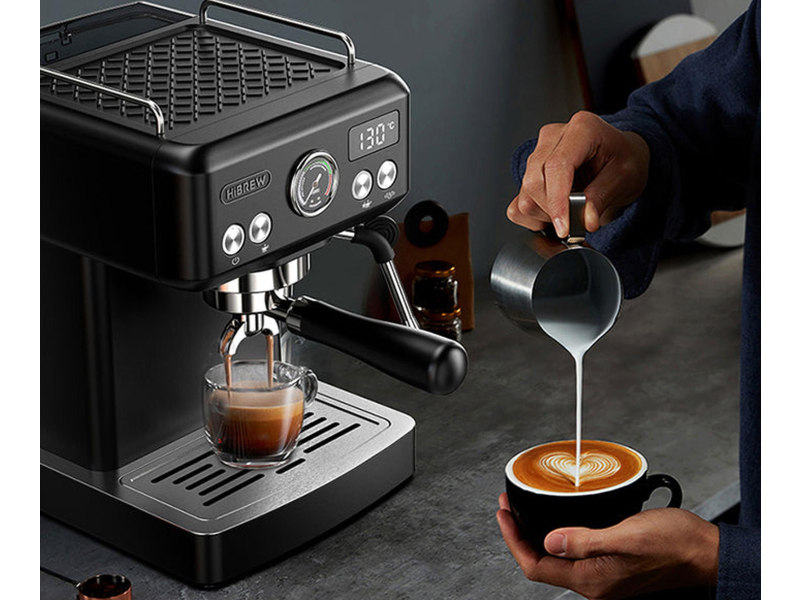 HiBrew Kolbowy ekspres ciśnienowy z regulacją temperatury HiBREW H1