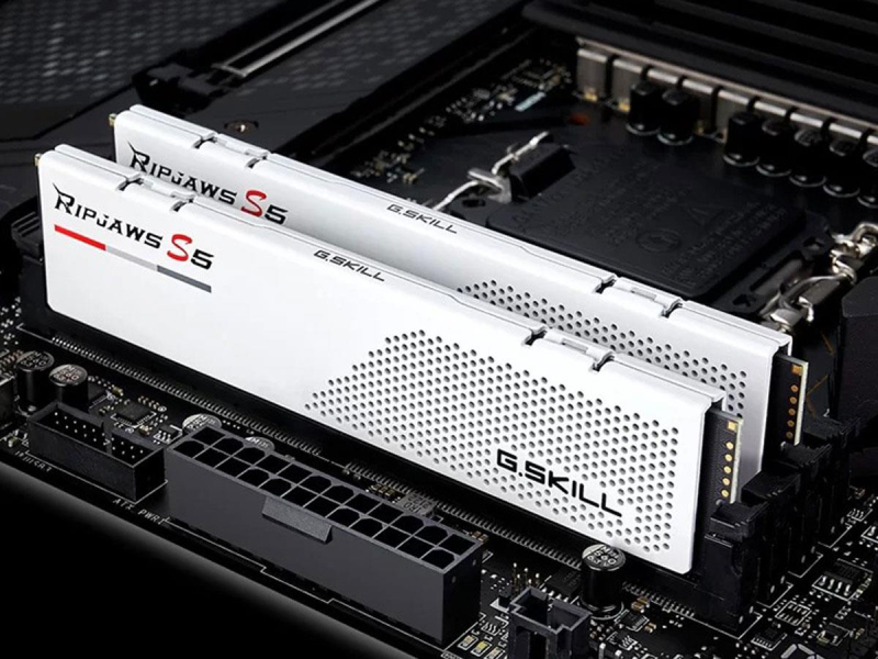 G.SKILL 32GB (2x16GB) 6000MHz CL30 Ripjaws S5 White