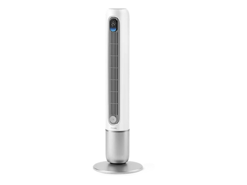 Philips CX7550/00 Wentylator kolumnowy premium, biało-srebrny