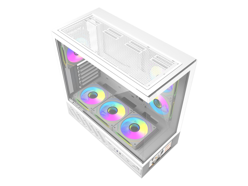 DarkFlash DS950V White With Display + 6 Fans