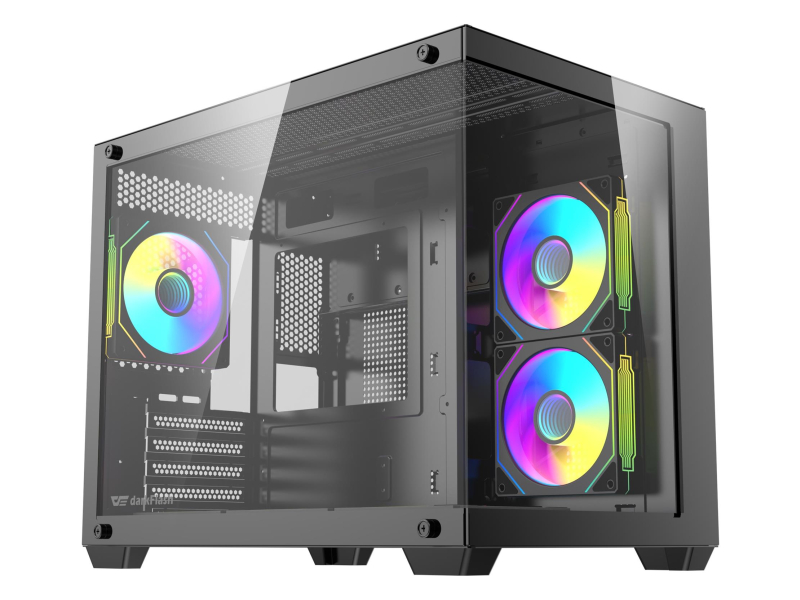 DarkFlash B275 PRO Black + 6 Fans