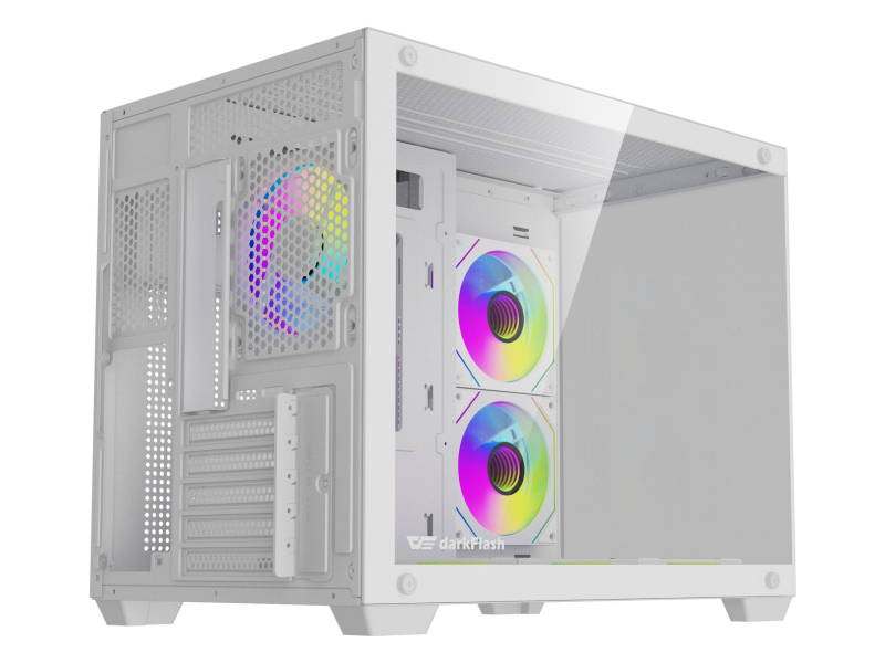 DarkFlash B275 PRO White + 6 Fans