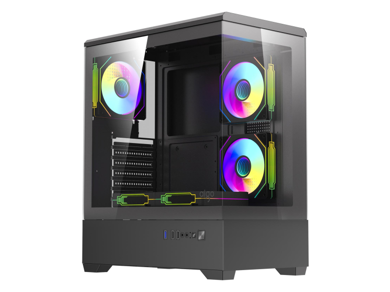 DarkFlash C365 Black + 5 Fans