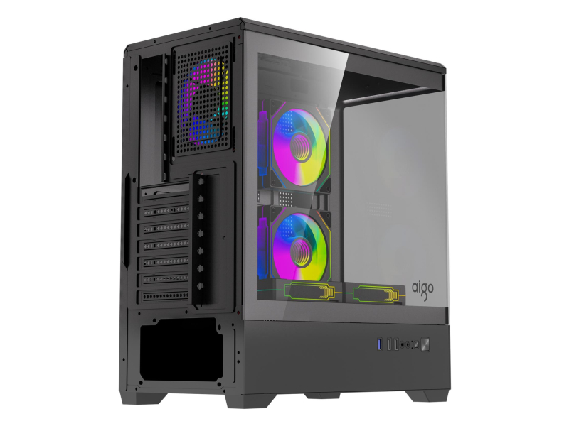 DarkFlash C365 Black + 5 Fans