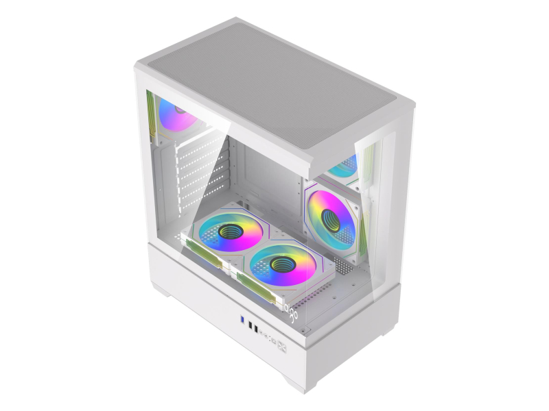 DarkFlash C365 White + 5 Fans