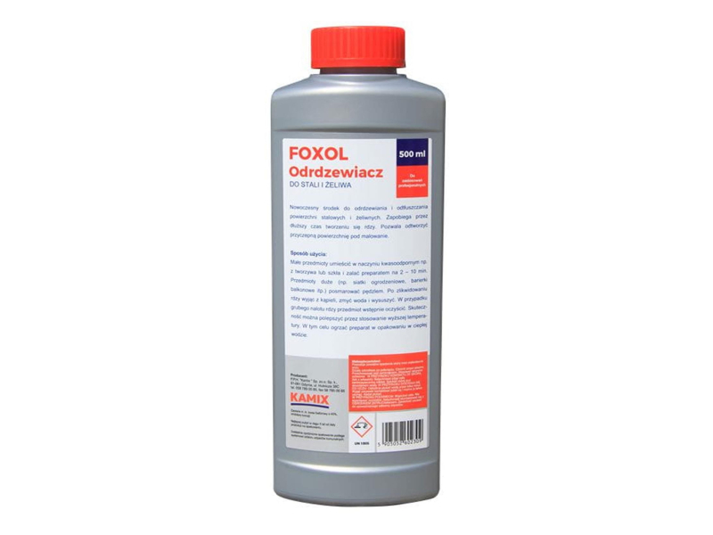KAMIX FOXOL Odrdzewiacz do stali i zeliwa 500ml