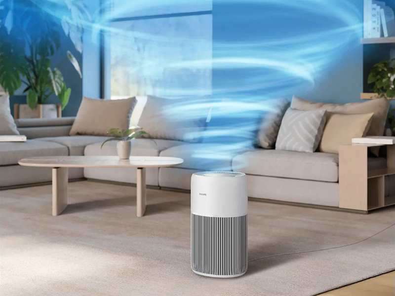 Philips AC2220/10 Cichy oczyszczacz powietrza, biały
