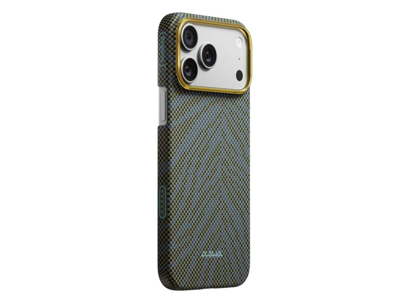 PITAKA Edge Case Breath of Veins do iPhone 17 Pro Max Dive Green