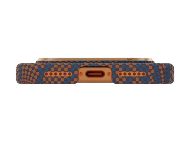 PITAKA Edge Case Breath of Veins do iPhone 17 Pro Burning Orange