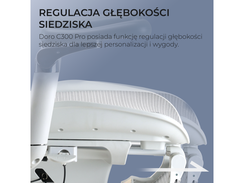 Sihoo DORO C300 Pro Mesh biały