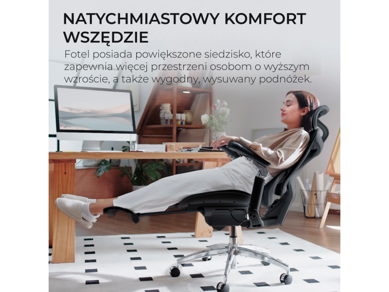 Sihoo DORO C300 Pro Mesh czarny