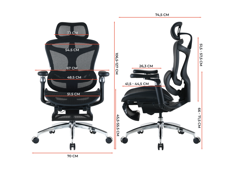 Sihoo DORO C300 Pro Mesh czarny
